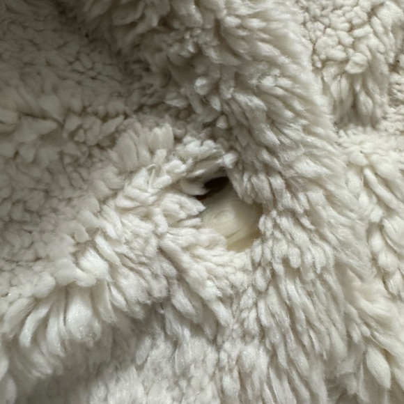 Anthropologie Hei Hei Stella Sherpa Jersey Lining Bomber Coat in Size Medium - Picture 4 of 9